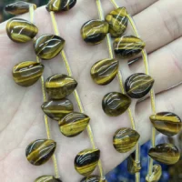 Tigerauge Cabochon 10mm kaufen - natuerlich & unbehandelt | Moss Crystal