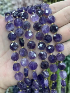 Amethyst Cabochon - MossCrystal