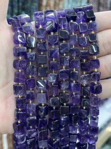 Amethyst 8-9mm - MossCrystal