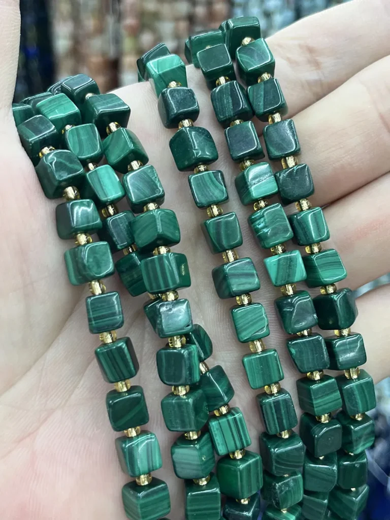 Malachit Quadratisch Cabochon - MossCrystal
