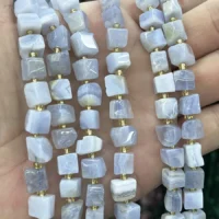 Achat Cabochon 8-9 mm - naturlicher Edelstein kaufen | Moss Crystal Grosshandel Europa