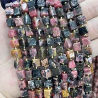 Rhodonit Cabochon 7-8 mm - naturlicher Edelstein kaufen | Moss Crystal Grosshandel Europa