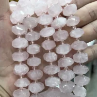 Rosenquarz Facettiert kaufen – natürlich & unbehandelt | Moss Crystal