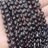 Granat Lose Perlen 6-8 mm - naturlicher Edelstein kaufen | Moss Crystal Grosshandel Europa