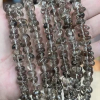 Rauchquarz Lose Perlen 7-10 mm - naturlicher Edelstein kaufen | Moss Crystal Grosshandel Europa