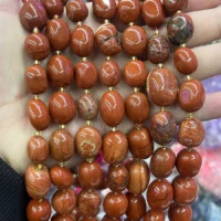 Roter Jaspis Perlen kaufen – natürlich & unbehandelt | Moss Crystal