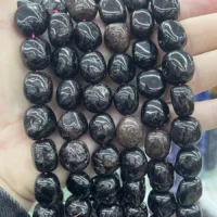 Granat Lose Perlen 13-15 mm - naturlicher Edelstein kaufen | Moss Crystal Grosshandel Europa