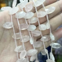 Rosenquarz Cabochon kaufen - natuerlich & unbehandelt | Moss Crystal