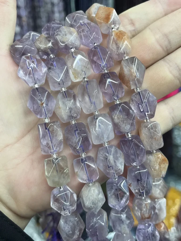 Amethyst Phantom 13-15 mm - MossCrystal