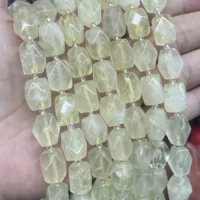 Citrin Lose Perlen 10-15 mm - naturlicher Edelstein kaufen | Moss Crystal Grosshandel Europa