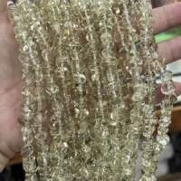 Zitronenquarz Perlen kaufen – natürlich & unbehandelt | Moss Crystal