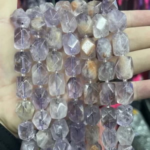 Amethyst Phantom 13-15 mm - MossCrystal