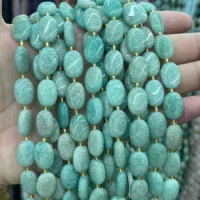 Amazonit Cabochon 10mm kaufen - natuerlich & unbehandelt | Moss Crystal