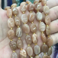 Sonnenstein Cabochon 14 mm - naturlicher Edelstein kaufen | Moss Crystal Grosshandel Europa