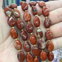 Roter Jaspis Cabochon 14 mm - naturlicher Edelstein kaufen | Moss Crystal Grosshandel Europa