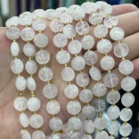 Rosenquarz Cabochon kaufen - natuerlich & unbehandelt | Moss Crystal