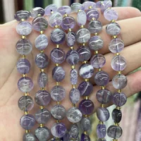 Amethyst Cabochon kaufen - natuerlich & unbehandelt | Moss Crystal