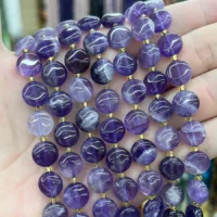 Amethyst Cabochon kaufen - natuerlich & unbehandelt | Moss Crystal