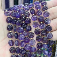 Amethyst Cabochon kaufen - natuerlich & unbehandelt | Moss Crystal