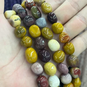 Peach Cabochon - MossCrystal