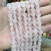 Rosenquarz Cabochon kaufen - natuerlich & unbehandelt | Moss Crystal