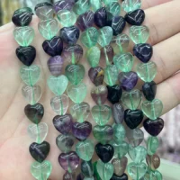 Fluorit Cabochon 10 mm - naturlicher Edelstein kaufen | Moss Crystal Grosshandel Europa