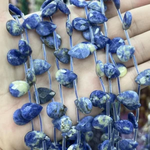 Blaustreifen-Achat 10-13mm - MossCrystal