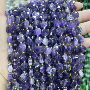 Amethyst Cabochon - MossCrystal