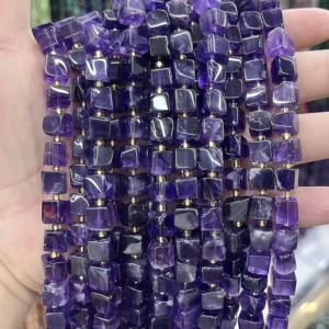 Amethyst 8-9mm - MossCrystal