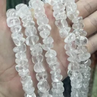 Milchiger Bergkristall Perlen kaufen – natürlich & unbehandelt | Moss Crystal