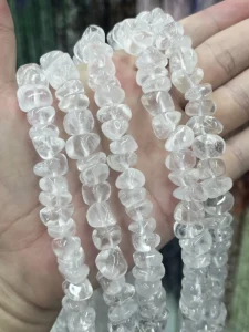 Creamy Lose Perlen - MossCrystal