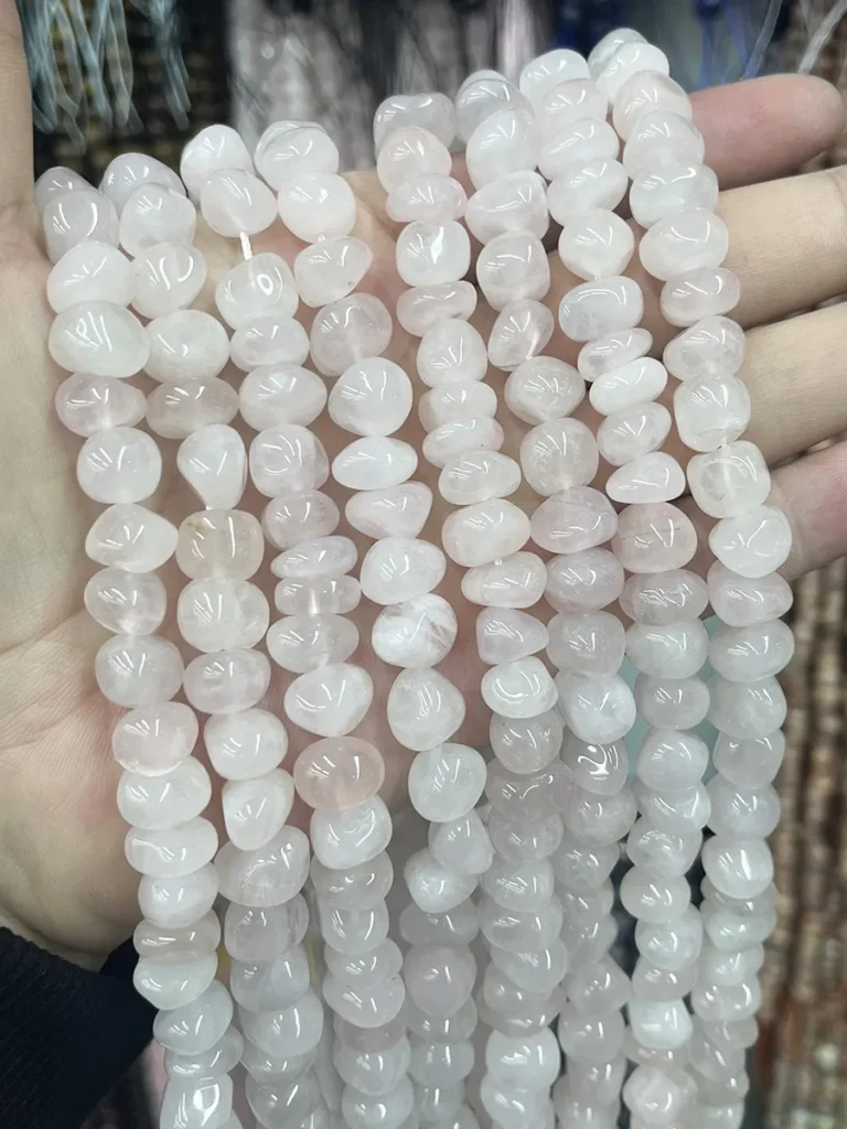 Pink Lose Perlen - MossCrystal