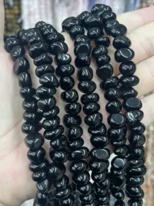Obsidian Lose Perlen - MossCrystal