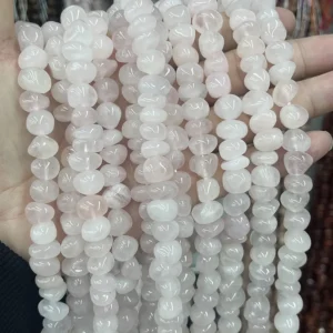 Pink Lose Perlen - MossCrystal