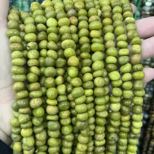 Green Lose Perlen - MossCrystal