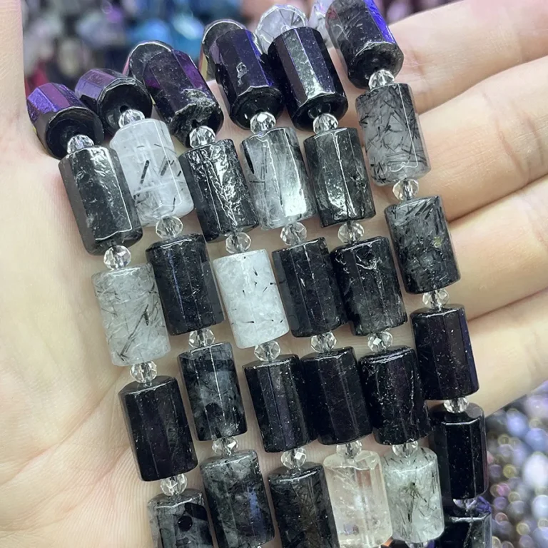 Black Lose Perlen - MossCrystal