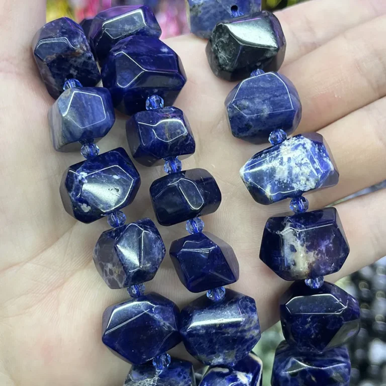 Blue Lose Perlen - MossCrystal