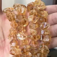 Citrin Perlen kaufen – natürlich & unbehandelt | Moss Crystal