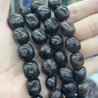 Granat Perlen kaufen – natürlich & unbehandelt | Moss Crystal