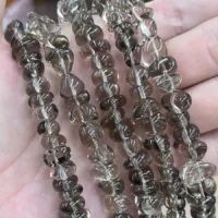 Rauchquarz Perlen kaufen – natürlich & unbehandelt | Moss Crystal