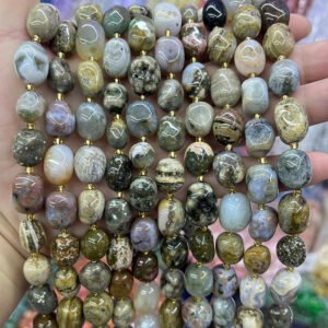 Meer-Achat Freiform 10-15mm | Moss Crystal - MossCrystal