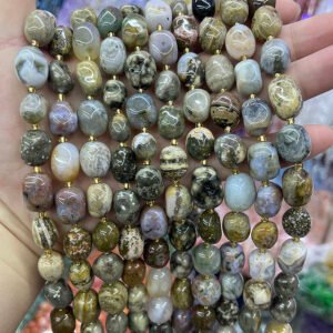 Meer-Achat Freiform 10-15mm | Moss Crystal - MossCrystal