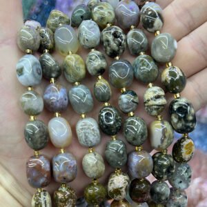 Meer-Achat Freiform 10-15mm | Moss Crystal - MossCrystal