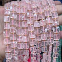 Citrin Radperlen Facettiert 4-6mm - MossCrystal