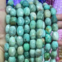 Rosenquarz Quadratisch Facettiert 10mm - MossCrystal